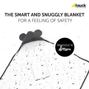 Zavinovacia deka do autosedačky a kočíka Snuggle Mickey Mouse Anthracite