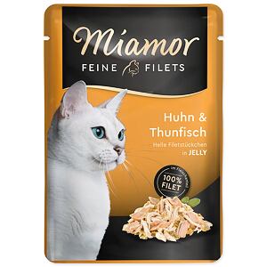 Kapsička MIAMOR Feine Filets kura + tuniak v želé 100 g