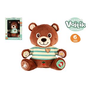 Teddies Medveď Vojtík rozprávkový česky hovoriaci plyš na batérie CZ