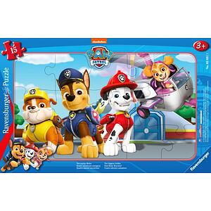 Ravensburger Paw Patrol: Štyria statoční ochrancovia Puzzle 15 dielikov