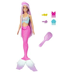 Mattel Barbie Rozprávková bábika s dlhými vlasmi - morská panna