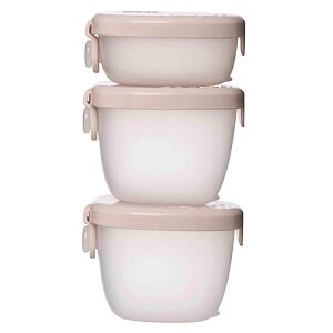 b.box Sada krabičiek Snack tubs 3ks - ružová