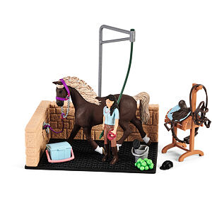 SCHLEICH Umývacie kút klubový s príslušenstvom