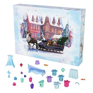 Mattel Frozen Adventný kalendár s malými bábikami 2024