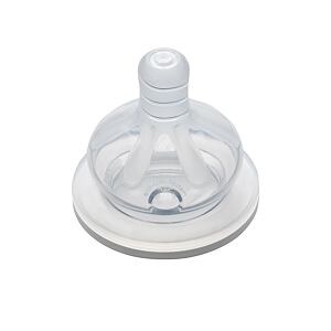 NIP Cumlík okrúhly, široký, silikón-L, 2ks