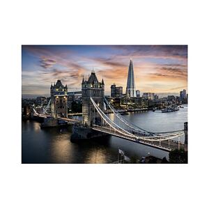 Dino Súmrak nad Tower Bridge Puzzle neón 1000 dielikov