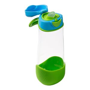 b.box Šport fľaša na pitie 600 ml - modrá/zelená