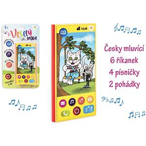 Teddies Veselý Mobil Telefón plast česky hovoriaci