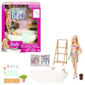 Mattel Barbie Bábika a kúpeľ s mydlovými konfetami Blondínka
