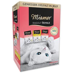 Kapsičky MIAMOR Ragout Royale morka, losos, teľacie v želé multipack 1200 g