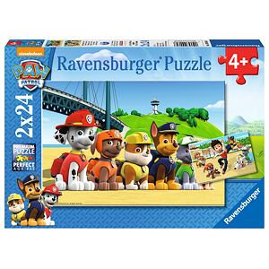 Ravensburger Paw Patrol: Stateční psi Puzzle 2x24 dílků
