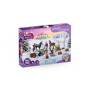 Schleich Adventný kalendár HORSE CLUB 2025 - Vianočný zázrak žriebä